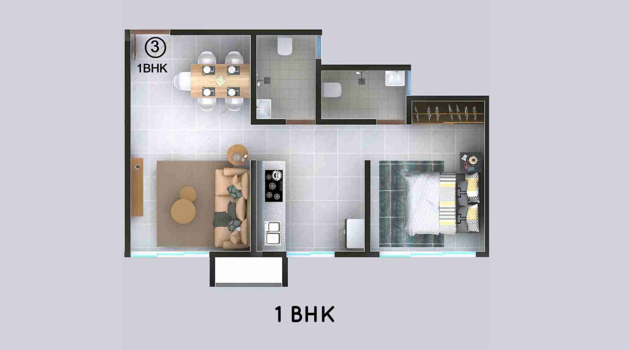 Windson-Heights-Floor-Plan-1-BHK
