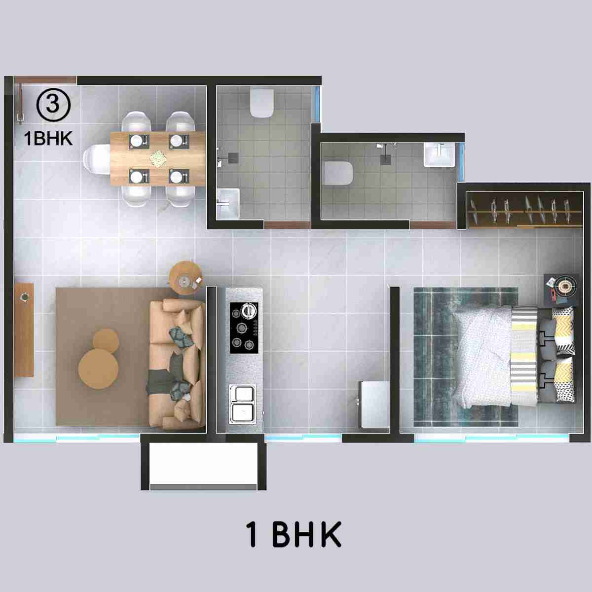 Windson-Heights-Floor-Plan-1-BHK